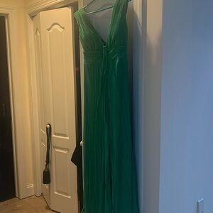 Brand new with tags. Green wide leg jumpsuit